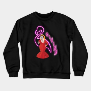 Divine Pink Flamingos Crewneck Sweatshirt